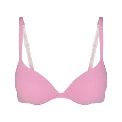 EVERYDAY COTTON ULTIMATE TEARDROP LOGO STRAP PUSH-UP BRA | BUBBLE GUM